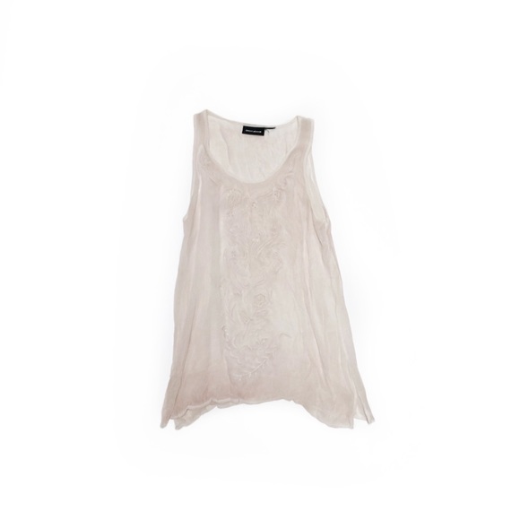 DKNY SHEER SILK TOP - Picture 2 of 8